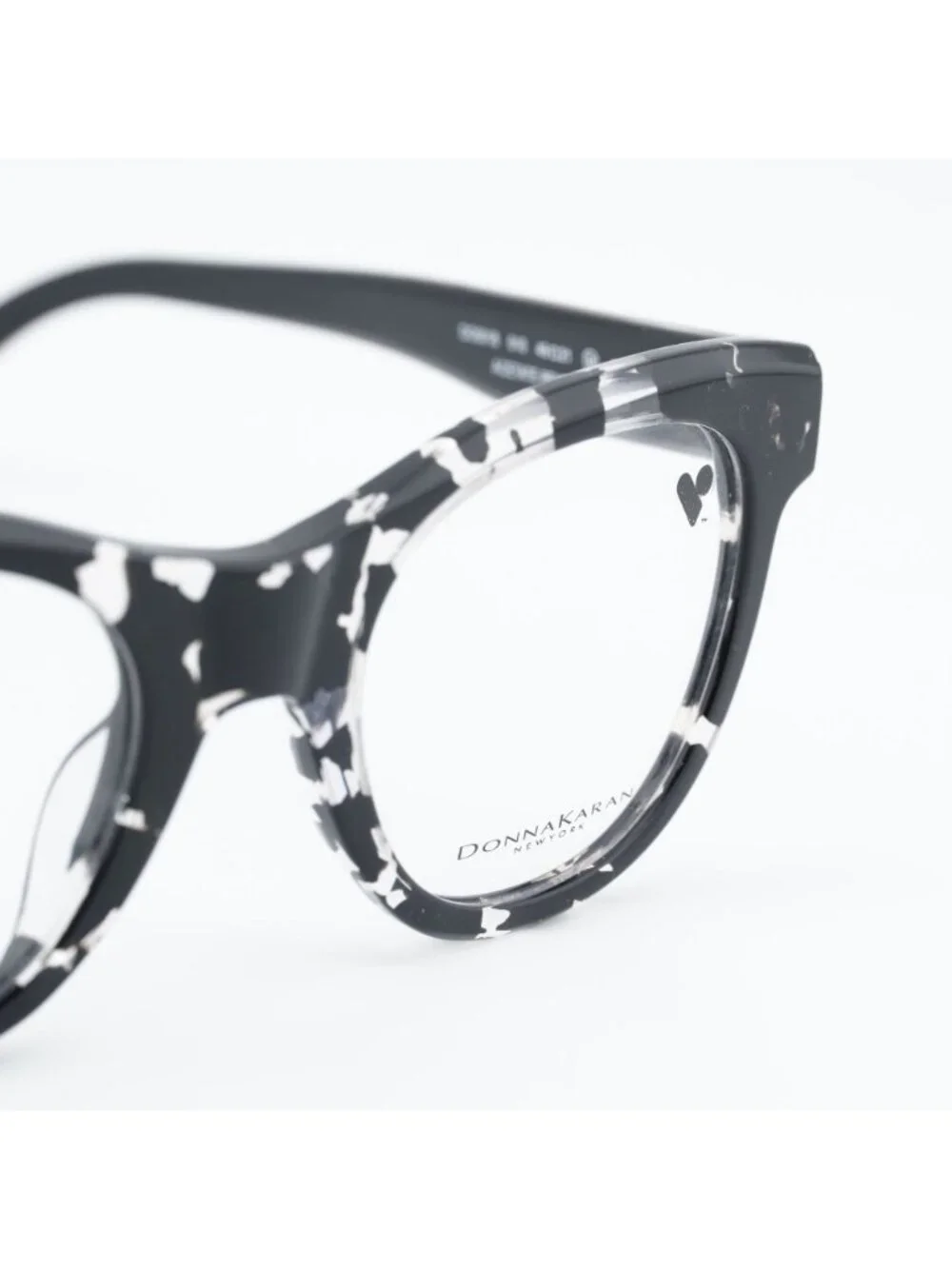 Donna Karan DO5018 010 Eyeglasses - Black Havana 49mm Cat Eye Frame